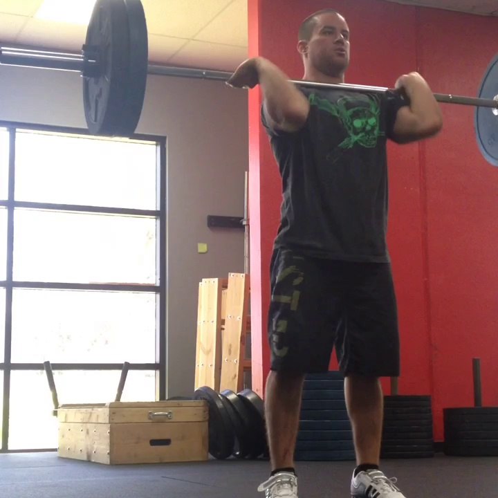 8/22- HC + HC below knee + Clean, first attempt. 165 lbs.