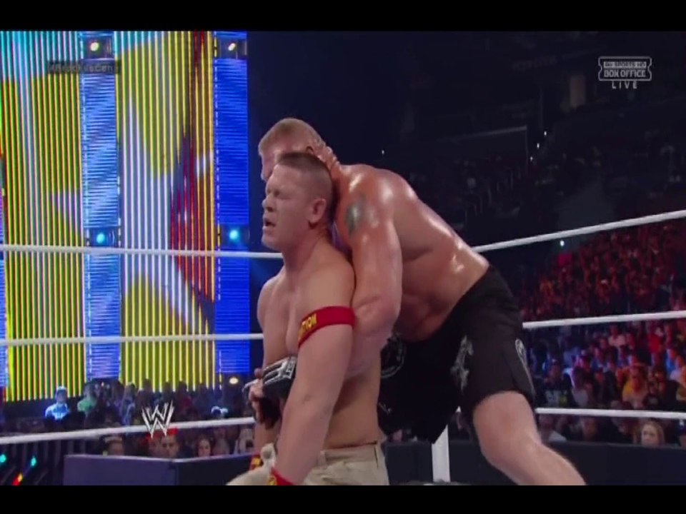 Brock Lesnar Beatdown of John Cena
