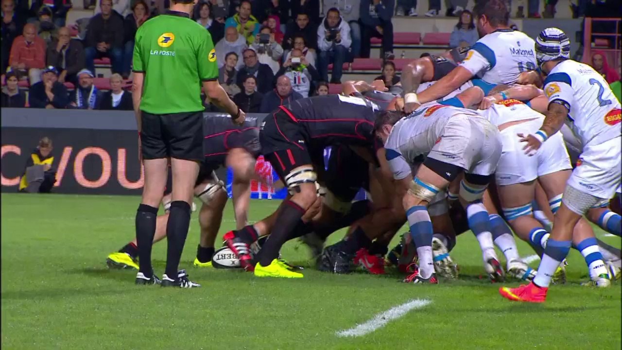 Toulouse-Castres - Essai Sebastien Bezy (TLS) - J2 - Saison 2014/2015