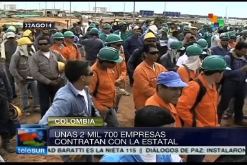 Tải video: Colombia: obreros de Ecopetrol denuncian tercerización laboral