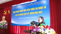 Hội cựu giáo chức trường Đại học Dược Hà Nội đến thăm Công ty Tâm Bình