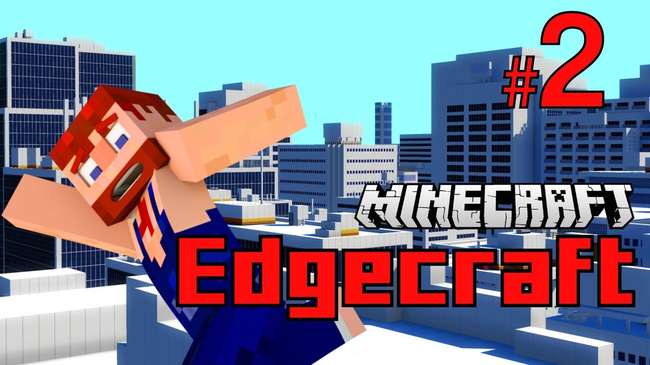 EdgeCraft Mirror's Edge in Minecraft PARKOUR Mini Gameplay Walkthrough Part 2