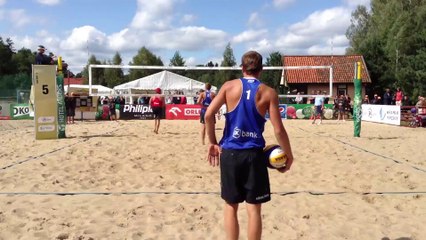 NOR vs LAT Horrem-Eithun vs Regza-Abolins 2-1 3e set  (18-16)