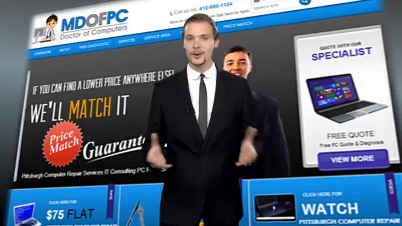MDofPC Doctor of Computers Website Computer Repair Services Overview