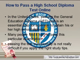 How To Pass a High School Diploma Online?