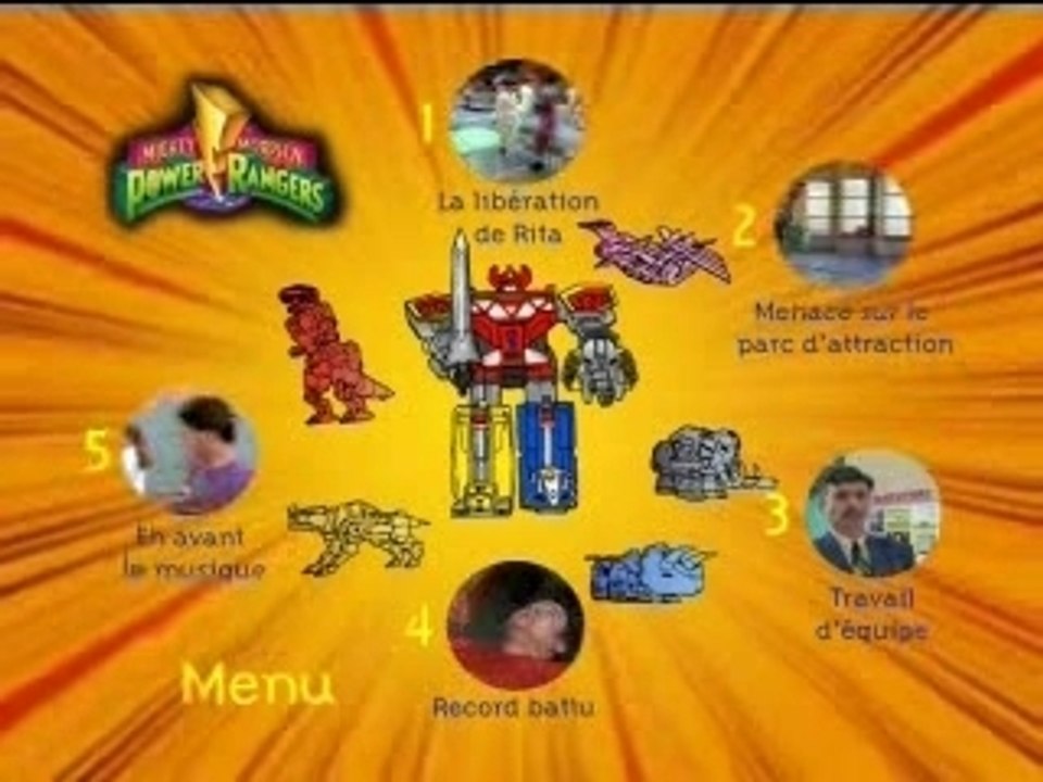 Menu power ranger atlas 2