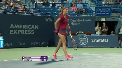 New Haven, la Kvitova demolisce Sam Stosur