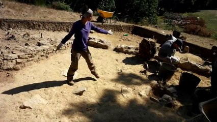 Castro de Arxeriz - excavacion 2014