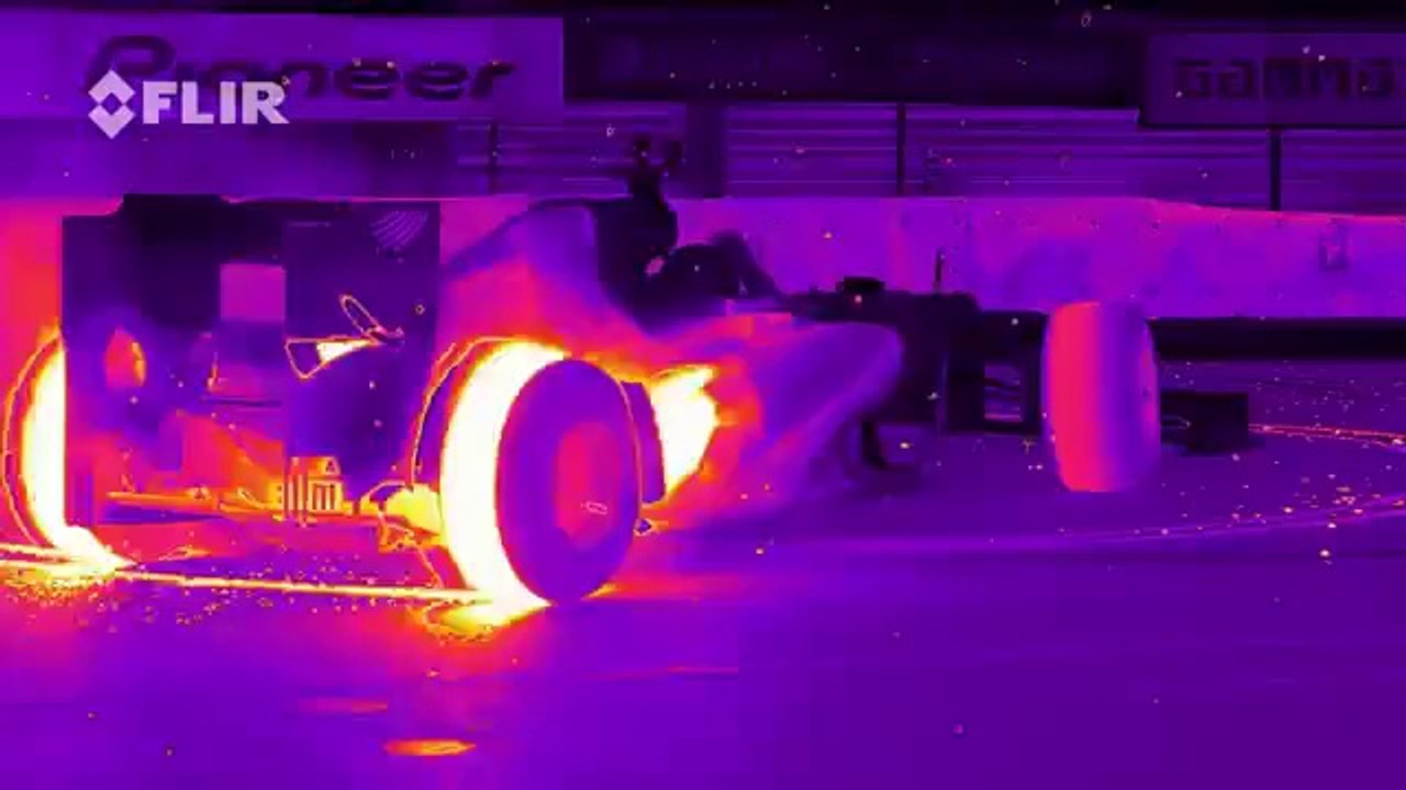 Red Bull Racings RB8 Tearing it Up in Infrared