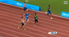 [Nanjing 2014] 200m Man's qualification - caduta di Filippo Tortu