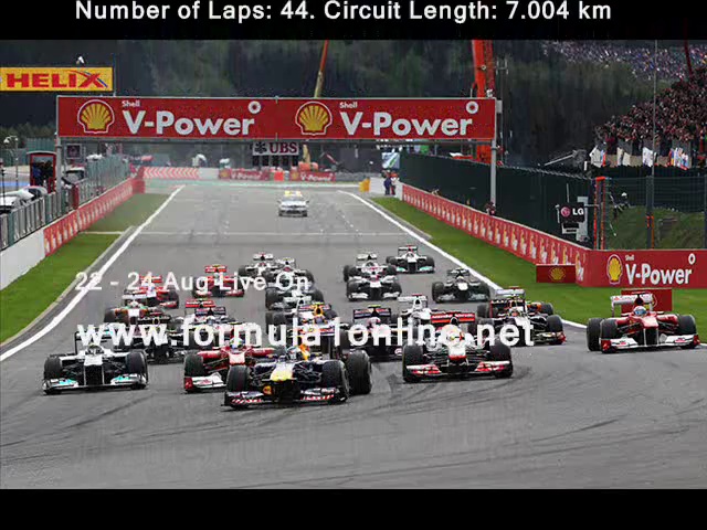 watch Formula One Belgian 2014 live online