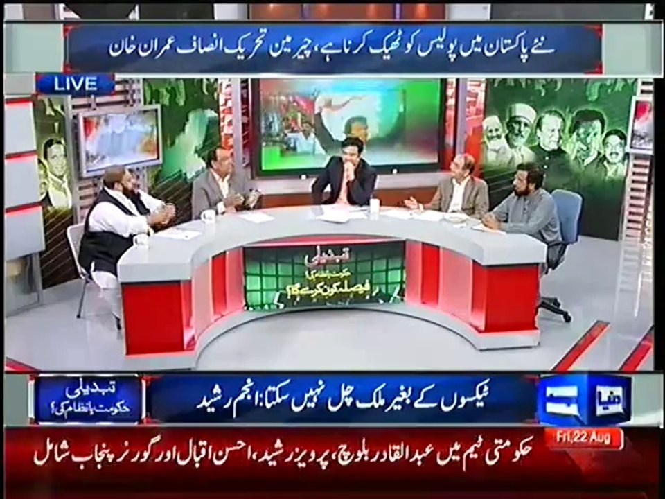 Intense Fight Between Analyst Anjum Rasheed and Maulana Tahir Ashrafi