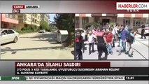 Ankara'da Çatışma: 3'ü Polis 5 Yaralı, 1 Ölü