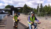 Balade avec l'association Vélo à Saint-Denis : passage à la Villette 1/2