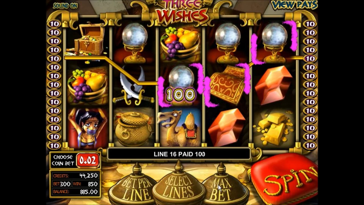 Three Wishes Slot Game