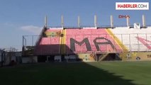 Manisa 19 Mayıs Stadı'nda Süper Kupa Hazırlıkları