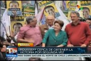 Rousseff continúa encabezando las encuestas electorales
