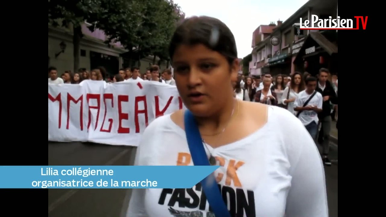 Mantes-la-Jolie : marche silencieuse en souvenir de Kim