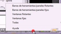 28 d Autocad 2013 Bloquear enl la interfaz las Barras de Herramientas