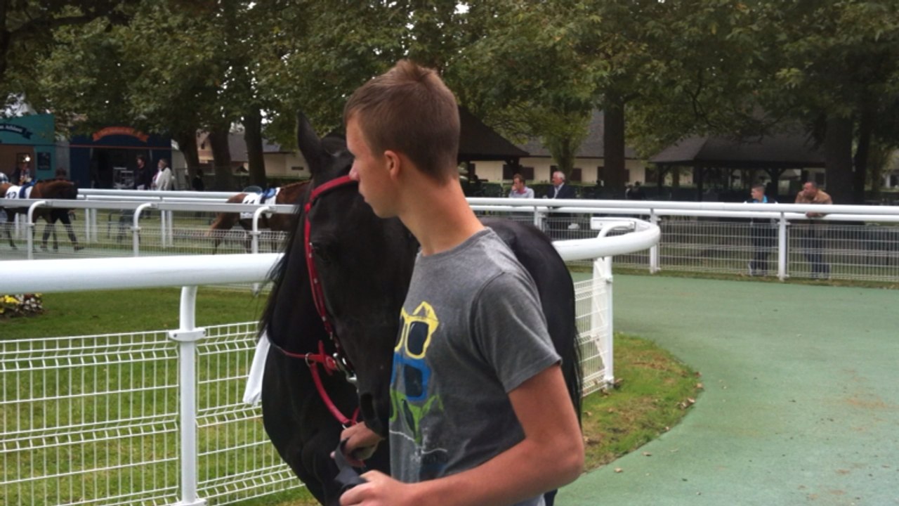 Hugo Besner, un jockey junior de courses de poneys