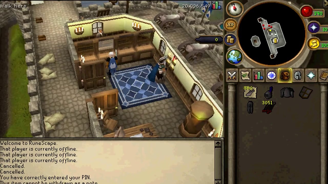 PlayerUp.com - Buy Sell Accounts - Runescape - Selling Account - 99 Cooking and 3 80+ Stats [SOLD]