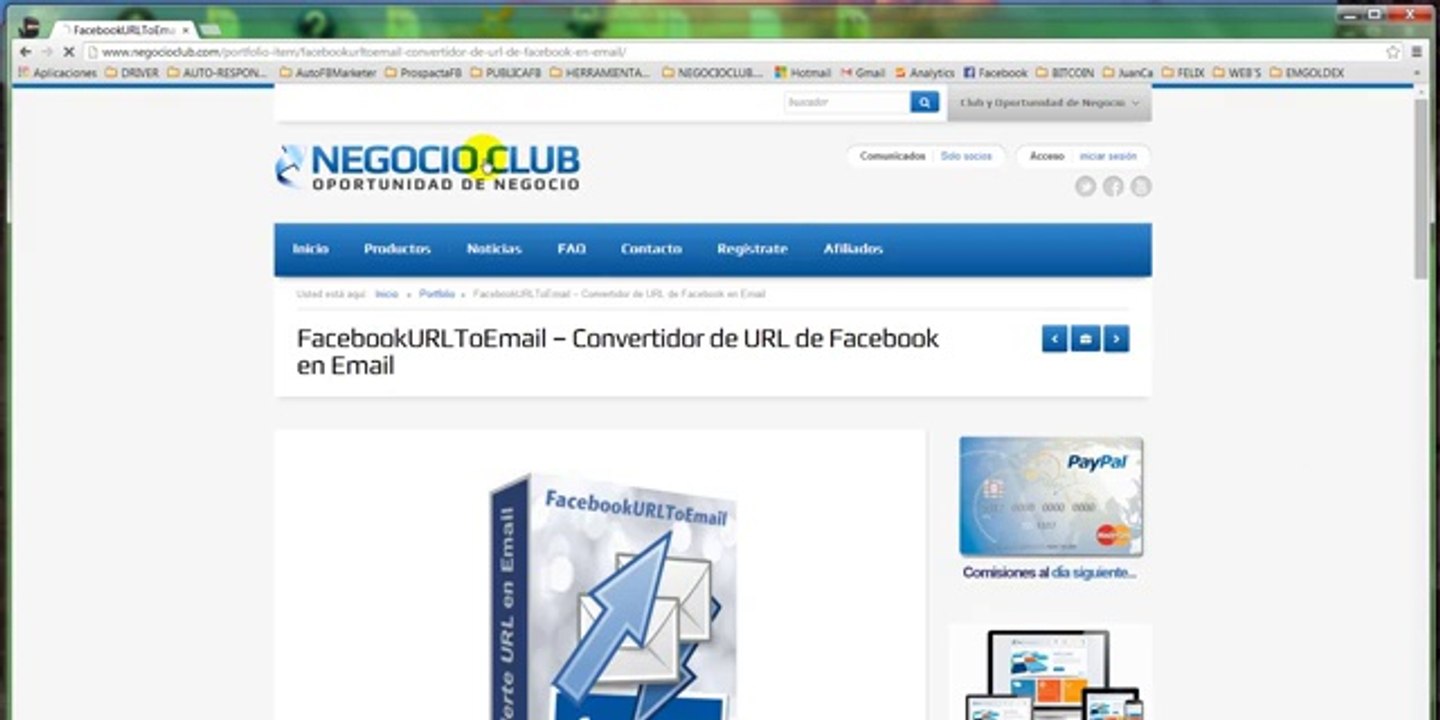 URL a Email FB – Convertidor de URL de Facebook en Email   NEGOCIO CLUB   HERRAMIENTAS DE NEGOCIO2