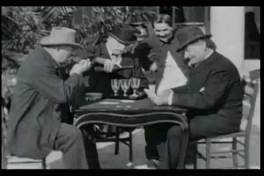 Lumiere Brothers - Partie de Cartes (vel The Card Game) 1896