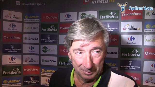La Vuelta 2014 - Etape 1 - Eusebio Unzue : On a pris le plus de risques