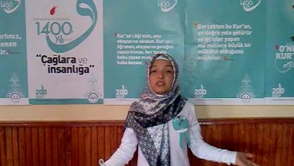 KUR'AN DAHA NE DESİN-ŞİİR Emel Kabasakal