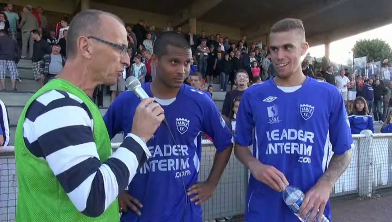 Sable FC - Dinan Lehon, les buts, les reactions