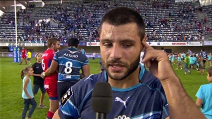 Montpellier-Grenoble: Interview Jonathan Pélissié (MON) - J2 - Saison 2014/2015