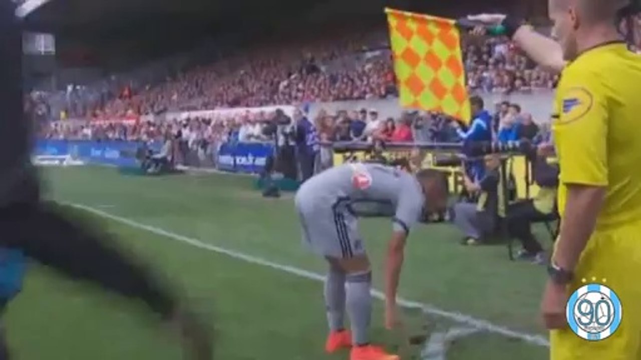 Dimitri Payet fail corner - Guingamp vs OM (0-1) | Ligue 1