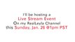Live Stream - Sunday, Jan 26 @1pm PST.