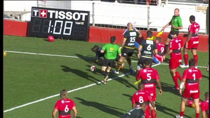 Toulon-La Rochelle: Essai Alofa Alofa (LAR) - J2 - Saison 2014/2015