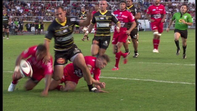 Toulon-La Rochelle: Essai Damien Cler (LAR) - J2 - Saison 2014/2015