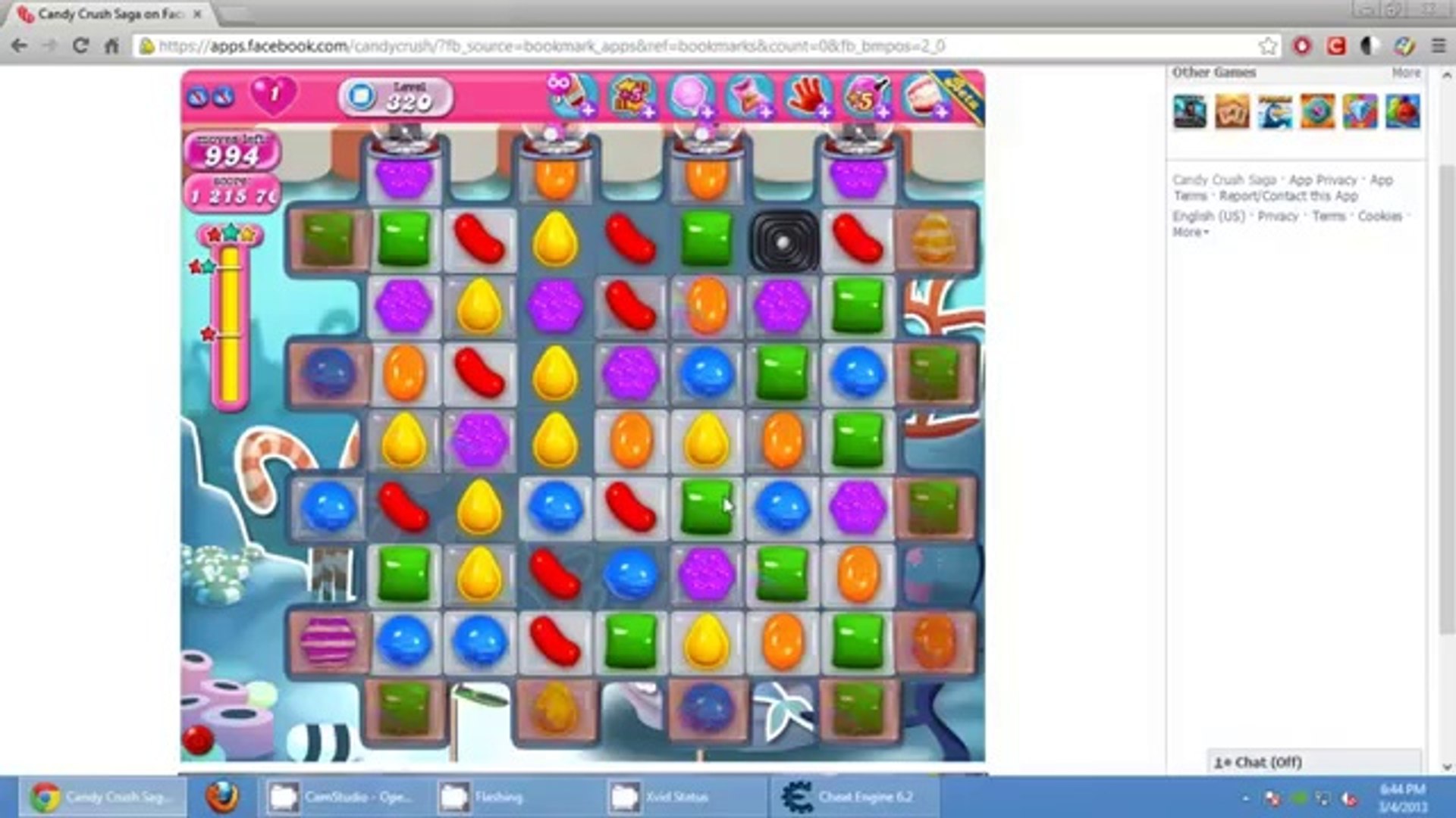 Candy Crush Cheat Engine 6.3 