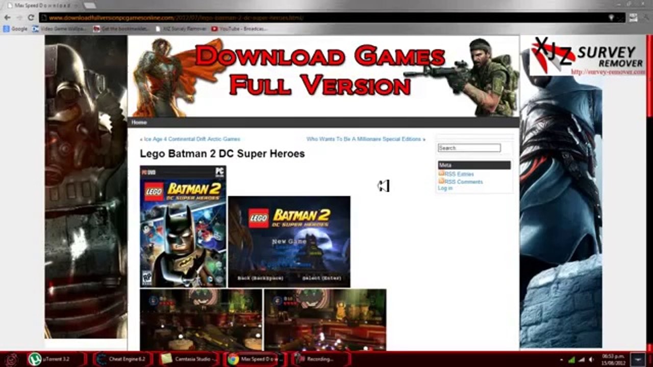 como quitar los surveys de las paginas sin descargar nada 2012