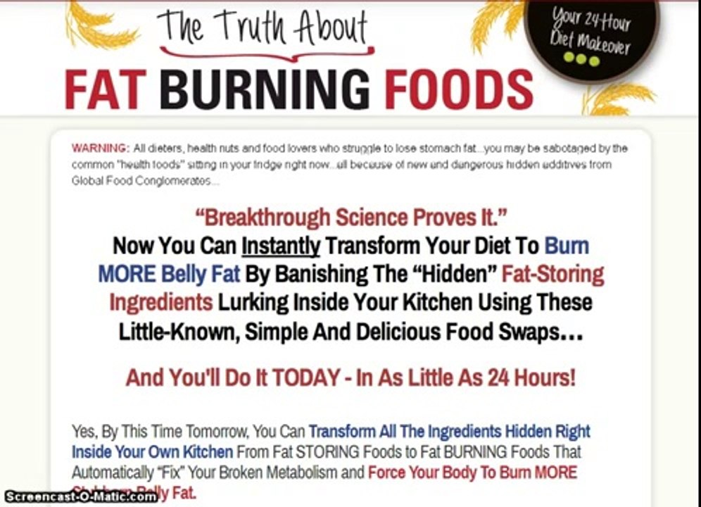 The Truth About Fat Burning Foods Review  Is The Truth About Fat Burning Foods Any Good