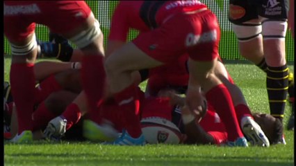 Toulon-La Rochelle: Essai Virgile Bruni (TLN) - J2 - Saison 2014/2015