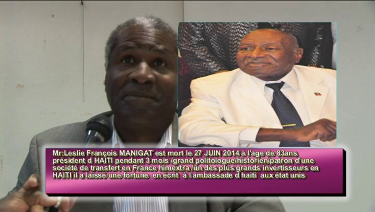 hommage a leslie manigat en france