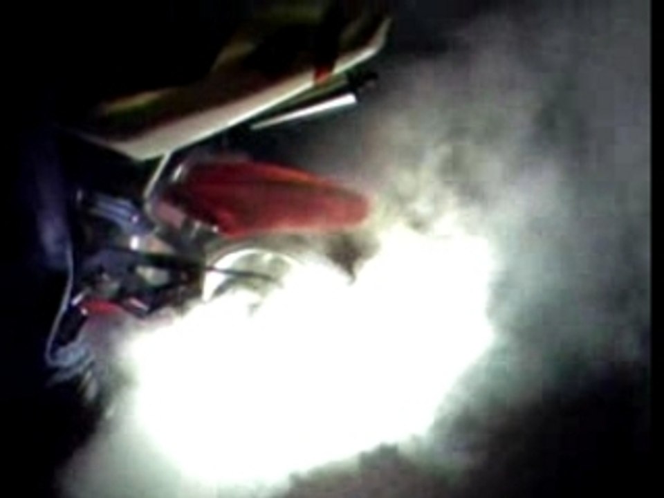 Pocket bike  qui burn
