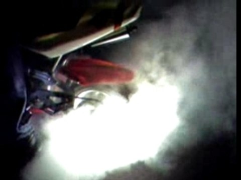 Pocket bike qui burn