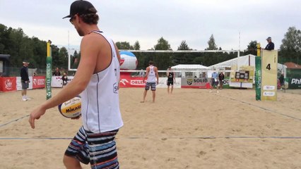 SUI vs CAN Gabathuler-Gerson vs Schalk-Saxton 2-1 1e set (10-21)