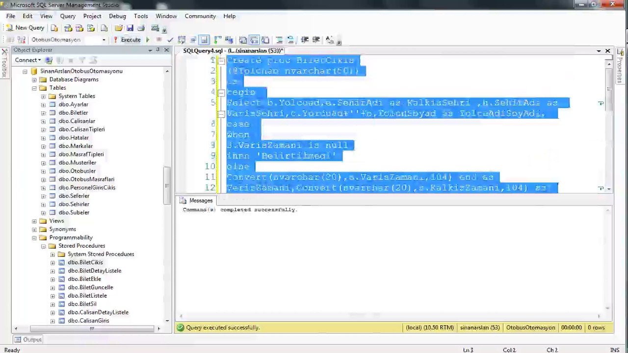 C# Otobus Otomasyonu Katmanli Mimari