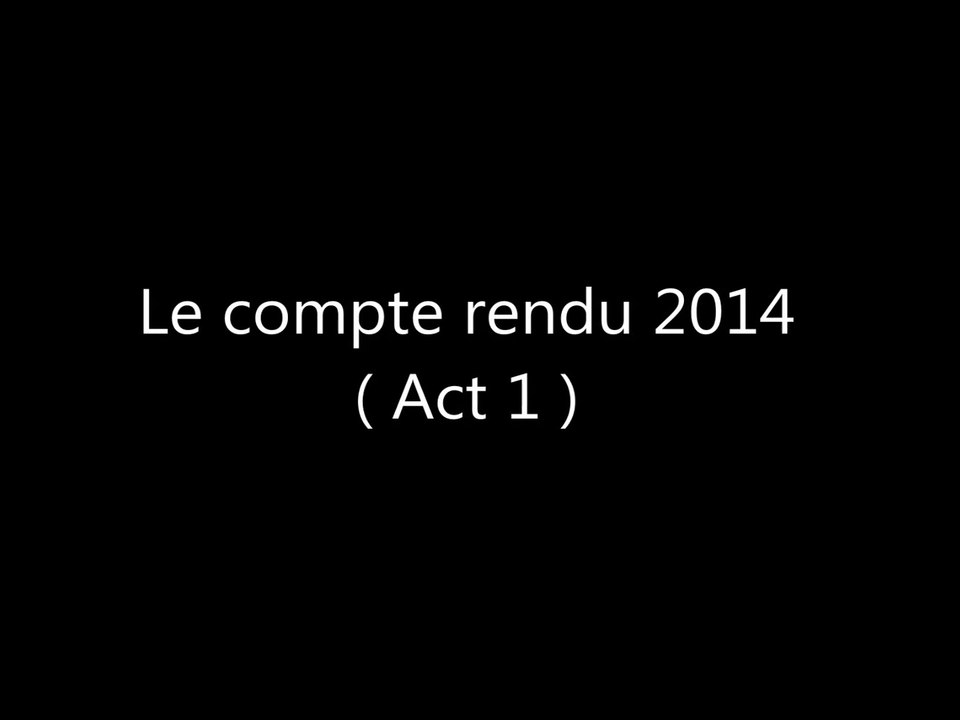 Compte rendu 2014 act 1 l'Antéchrist...!!!