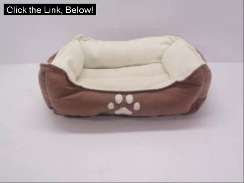 Dog Bed – Pet Paw Print Pet Bed