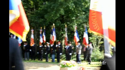 Commémoration du crash d'avions américains en août 1944