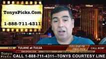 Tulsa Golden Hurricane vs. Tulane Green Wave Pick Prediction NCAA College Football Odds Preview 8-28-2014