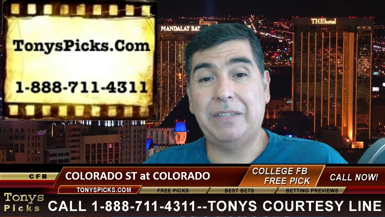 Colorado Buffaloes vs. Colorado St Rams Pick Prediction NCAA College Football Odds Preview 8-29-2014