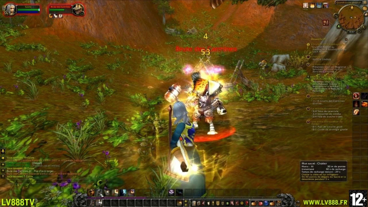 Les Chroniques d'une prêtresse dans WOW - Ep n°10 - A la découverte des Carmines - LV888 TV